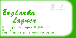 boglarka lagner business card